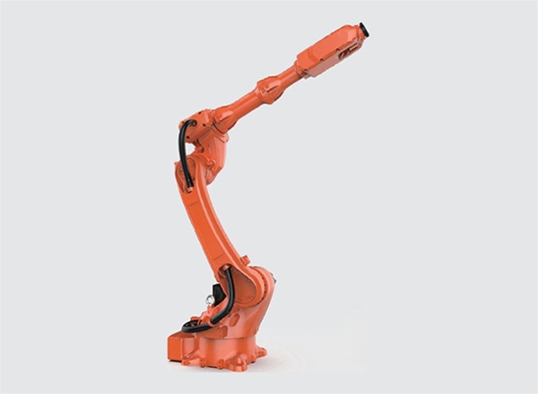 Stacking and handling robot for loading and unloading materials