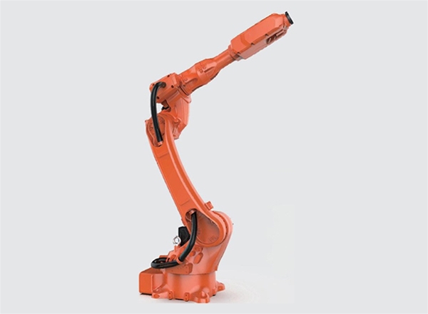 Stacking and handling robot for loading and unloading materials