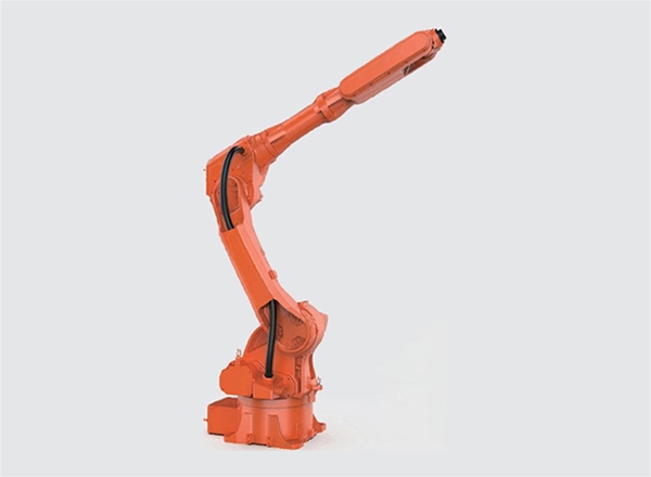 Stacking and handling robot for loading and unloading materials